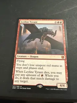 MTG ~ Leyline Tyrant ~ Commander: Tarkir: Dragonstorm ~ Near Mint - Image 1