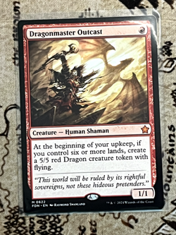 Dragonmaster Outcast - Foundations - 622 - #Lightly Played Magic the Gathering - Image 1
