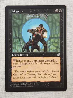 NM Megrim Stronghold Mtg Magic the Gathering - Image 1