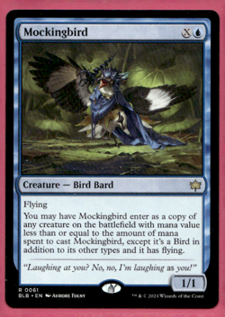 MOCKINGBIRD BLOOMBURROW BLB RARE BIRD BARD MTG 61 - Image 1
