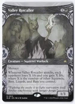 Valley Rotcaller (Showcase) R Bloomburrow 313 NM - Image 1