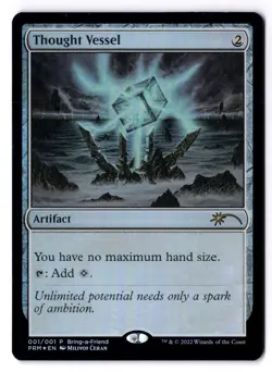 Thought Vessel LP* FOIL PROMO Bring - A - Friend ENGLISH 001 mtg -UnltdCards - Image 1