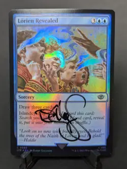 Lorien Revealed LOTR Foil C 0060 Signed Randy Gallegos MTG - Image 1