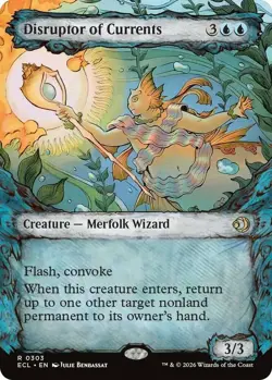 x1 Disruptor of Currents - Foil - Showcase R MTG Lorwyn Eclipsed M/NM, English - Image 1