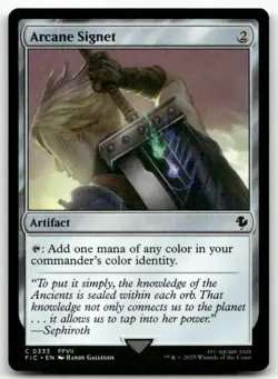 Arcane Signet #333 MTG Final Fantasy FIC NM X1 - Image 1