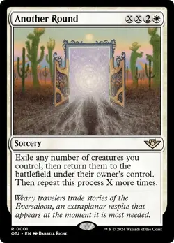 ANOTHER ROUND x4 mtg NM-M Outlaws of Thunder Junction 4 Rare - Image 1