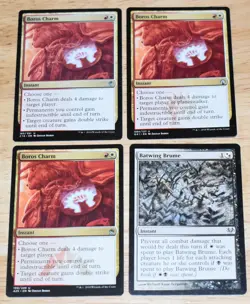 MTG 4x Boros Charm & Batwing Brume - Image 1
