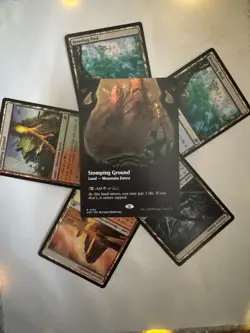 2 Stomping Ground, 2 Breeding Pool, 1 Sacred Foundry, 1 Watery Grave NM - Image 1