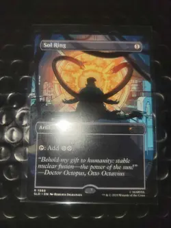 Spider-Man Secret Lair MTG Villainous Plots Sol Ring - Image 1