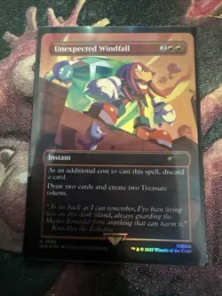 Unexpected Windfall (2092) (Rainbow Foil) Secret Lair Drop Foil - Image 1