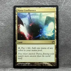 Mana Confluence - Journey Into Nyx (JOU) #163 Non-Foil LP MTG Rare Land - Image 1