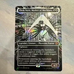 Elesh Norn, Mother of Machines #419 Foil - Step-and-Compleat - Phyrexia MTG - NM - Image 1