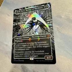 Elesh Norn, Mother of Machines #419 Foil - Step-and-Compleat - Phyrexia MTG - NM - Image 2