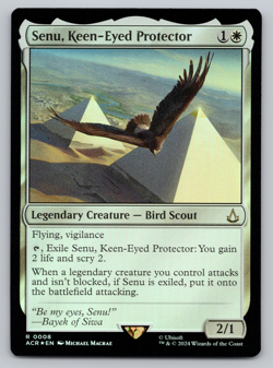 Senu, Keen-Eyed Protector FOIL - MTG - Assassin's Creed Universes Beyond - Image 1