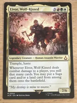 MTG Magic 1x Eivor, Wolf-Kissed (M/NM) Universes Beyond Assassin's Creed - Image 1