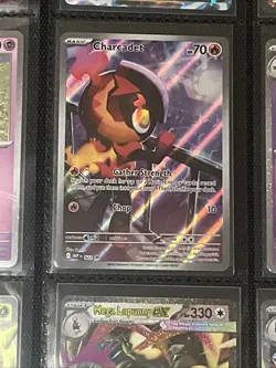 Pokemon Borderless Holo And Foil Card Lot Over 125x Near Mint Cards With Binder - Image 2