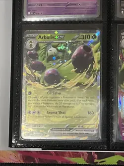Pokemon Borderless Holo And Foil Card Lot Over 125x Near Mint Cards With Binder - Image 5
