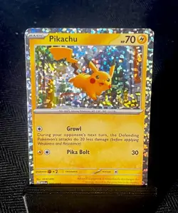 Pikachu 006/015 McDonald's 2023 Holo Promo Pokemon Card - Image 1