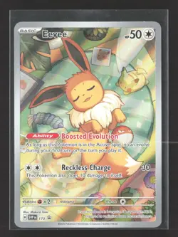 2025 Pokemon Scarlet & Violet White Flare Eevee #SVP En 173 - Image 1