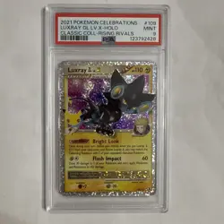 Pokemon TCG Luxray GL LV.X Celebrations Classic Collection Holo PSA 9 - Image 1