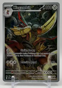 Pokemon TCG Kingambit 130 SV: Scarlet & Violet Promo Illustration Rare - Image 1