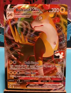 Boltund VMAX 104/264 Prize Pack Series Pokemon Play! Mint Condition Clean - Image 1