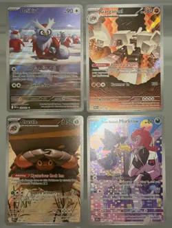 Pokemon TCG Destined Rivals + Mega Evolution Full Art Lot Of 4 - Pack Fresh - Image 1