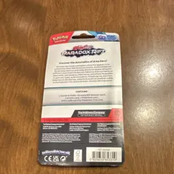 Pokemon TCG Paradox Rift Booster Pack Sinistea Promo & Pikachu Coin - Image 2
