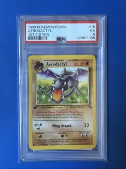 1999 Pokemon Fossil Aerodactyl 1st Edition - Image 1