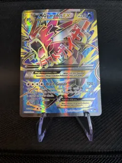 Pokemon TCG M Gyarados EX 115/122 Full Art Shiny Breakpoint Holo NM/VLP - Image 1