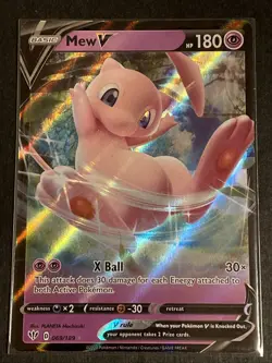 Pokemon TCG Mew V 2020 069/189 Darkness Ablaze Sword And Shield Mint - Image 1