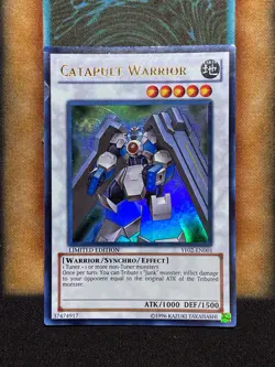 Yugioh Catapult Warrior YF02-EN001 Ultra Rare Limited Edition MP - Image 1