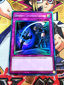 Different Dimension Ground ra04-en101 (NEW) Collectors Rare Yu-Gi-Oh - Image 1