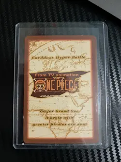 BANDAI One Piece Hyper Battle H10 LUFFY PIRATE CREW HOLO FOIL SCARCE EARLY CARD - Image 2