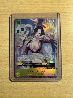 Boa Hancock OP14-112 SR Parallel The Azure Sea's Seven ONE PIECE Card Japanese - Image 1