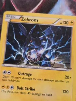 Zekrom Bw24 Black&White Promo Holo Pokemon Card - Image 2