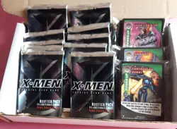 X-MEN: TEN TRADING CARD GAME BOOSTER PACKS + ADDITIONAL CARDS - Image 1