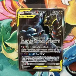 Pokemon TCG Garchomp & Giratina GX SM193 Sun & Moon Promo Card NM/M Condition - Image 3