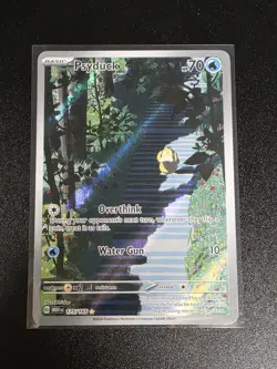 Pokemon TCG Psyduck Scarlet Violet-151 Holo Full Art Illustration Card 175/165 - Image 1