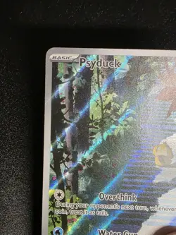 Pokemon TCG Psyduck Scarlet Violet-151 Holo Full Art Illustration Card 175/165 - Image 3