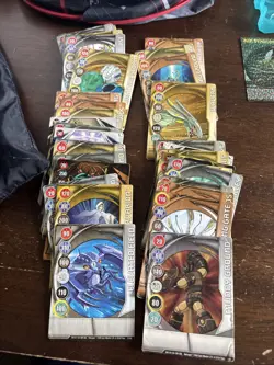 Lot of 59 Bakugan Battle Brawlers Cards 34 Magnetic 25 Non-magnetic Cards Only - Image 2