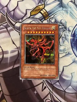 Yu-Gi-Oh Card Slifer the Sky Dragon GBI-001 Secret Rare VLP (ADP) - Image 1