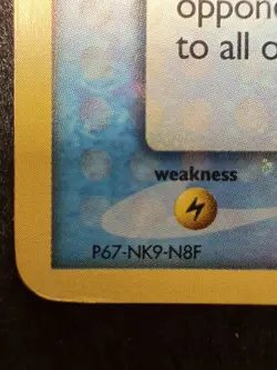 Suicune Gold Star Holo Card 115/115 Unseen Forces - Image 5