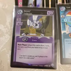 Mixed Lot of My Little Pony Trading Card Game Cards 68 Bulk Plus 4 Holos - Image 2