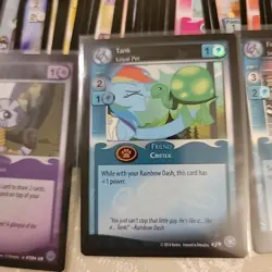 Mixed Lot of My Little Pony Trading Card Game Cards 68 Bulk Plus 4 Holos - Image 3