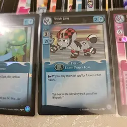 Mixed Lot of My Little Pony Trading Card Game Cards 68 Bulk Plus 4 Holos - Image 4