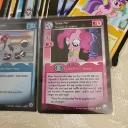 Mixed Lot of My Little Pony Trading Card Game Cards 68 Bulk Plus 4 Holos - Image 5