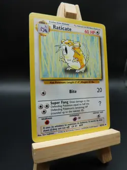 Pokemon Uncommon Card : Raticate 40/102 (Base Set) - Image 2
