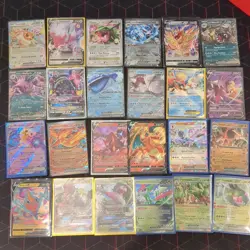 lv X, Ex, Gx, And, V Lot Pokemon Cards Of 24 Pokemon Cards - Image 1