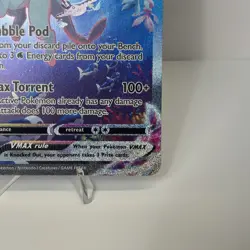 Jumbo Vaporeon VMAX SWSH182 NM 2021 Oversized Pokemon Card Premium Collection - Image 4